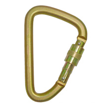 2450SG CE EN362 Steel Scaffolding Screw Gate Safety Carabiner